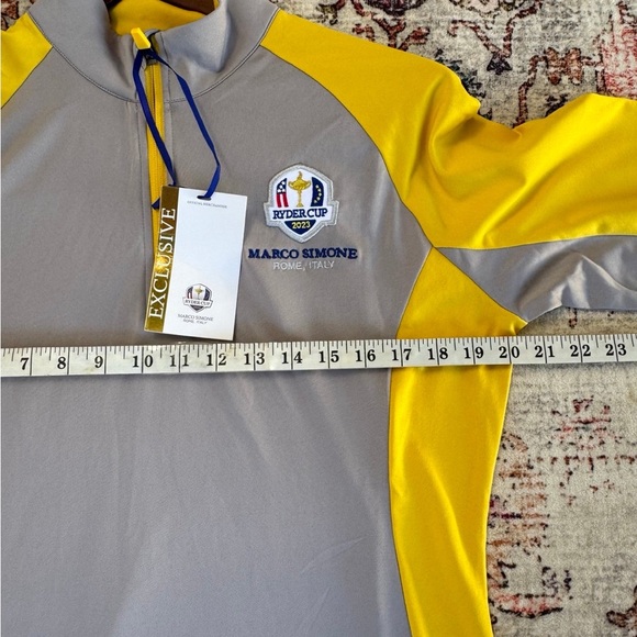 Womens Golf Shirt New Ryder Cup 2023 women’s 1/4 zip shirt  Marco Simone Rome L - Picture 6 of 9